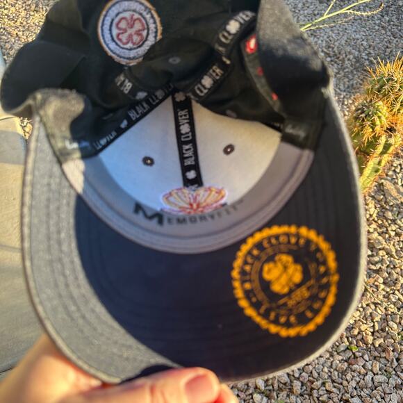black clover live lucky arizona flag hat l xl memoryfit flexfit rolly rule gray - Picture 5 of 14